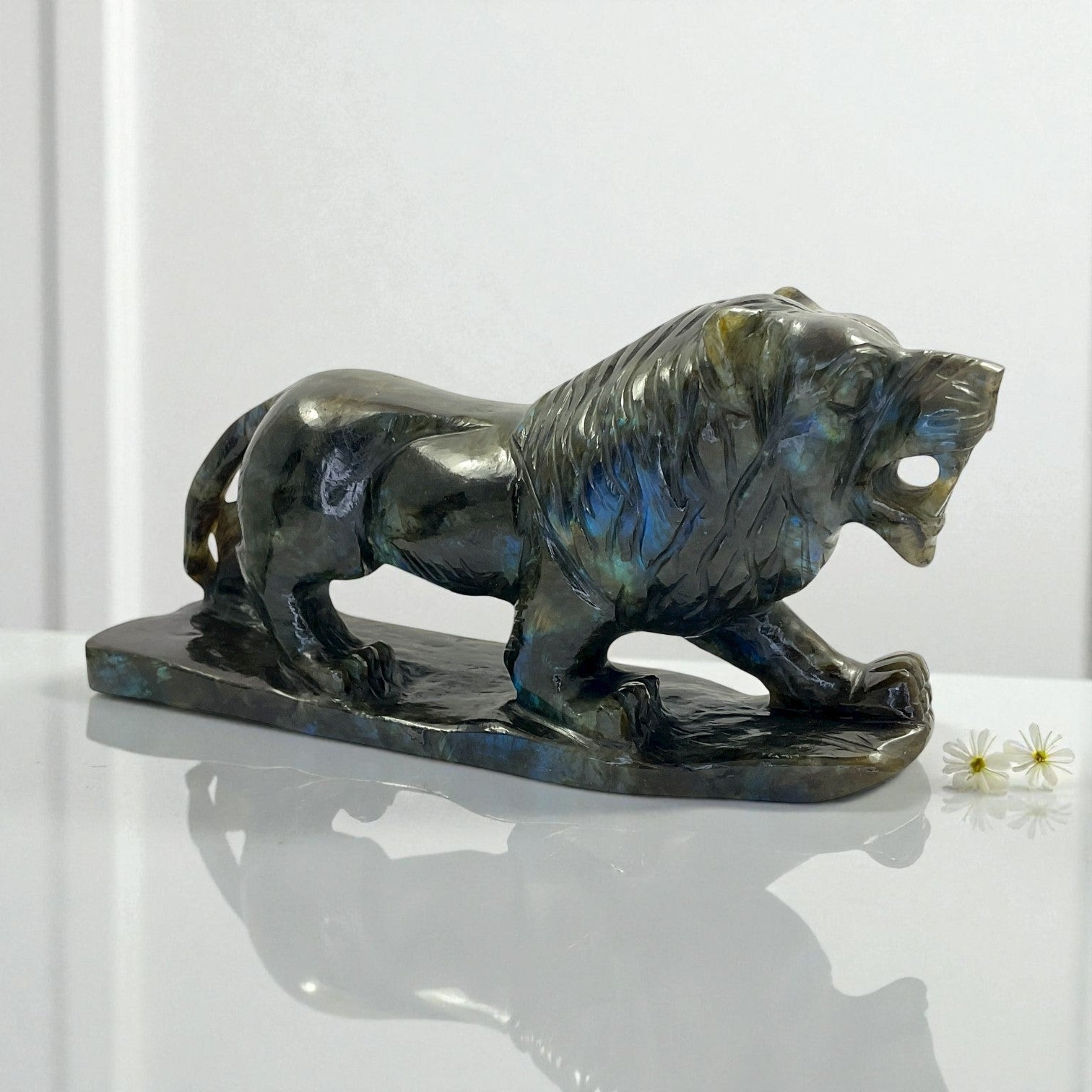 Labrodorite Lion