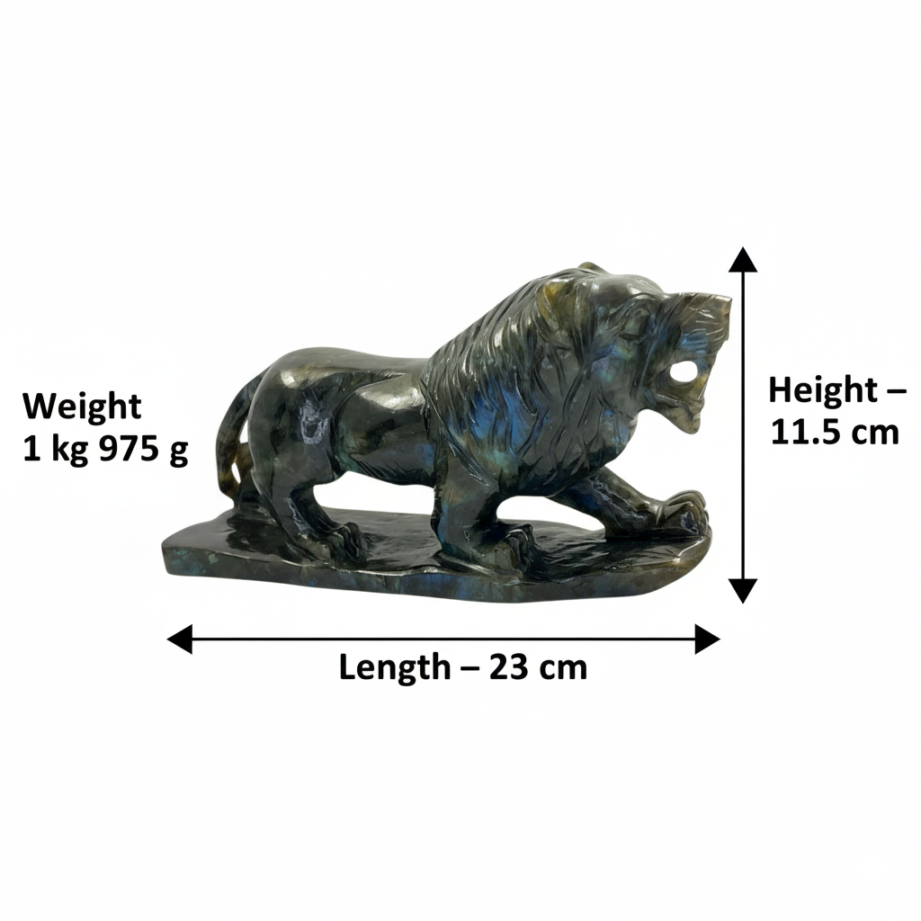 Labrodorite Lion