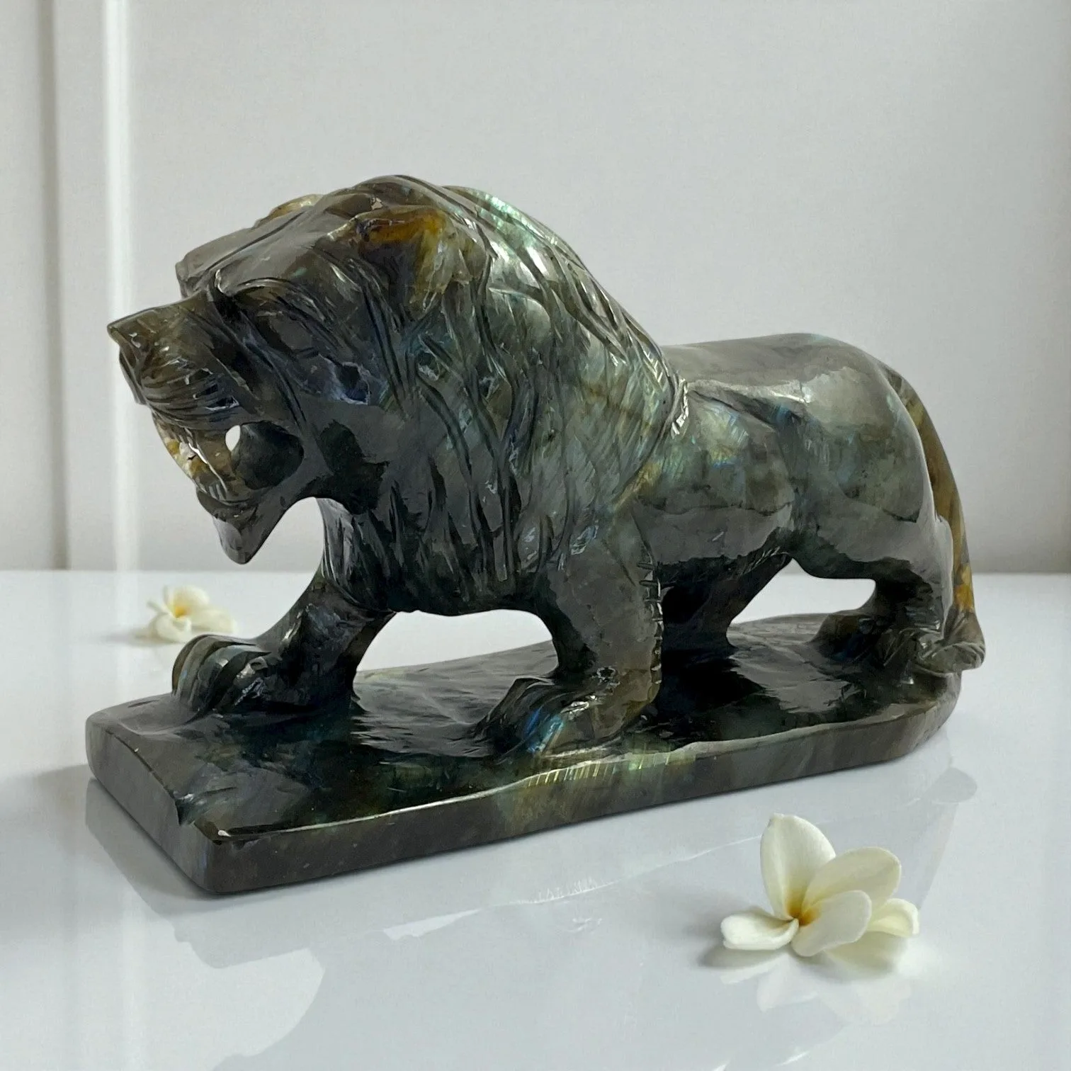 Labrodorite Lion