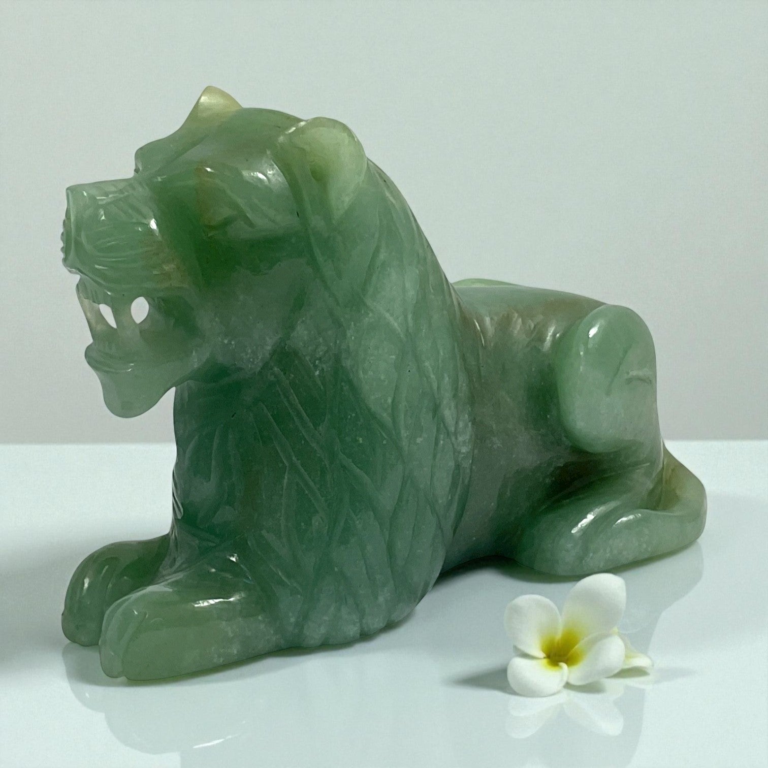 Green Aventurine Lion