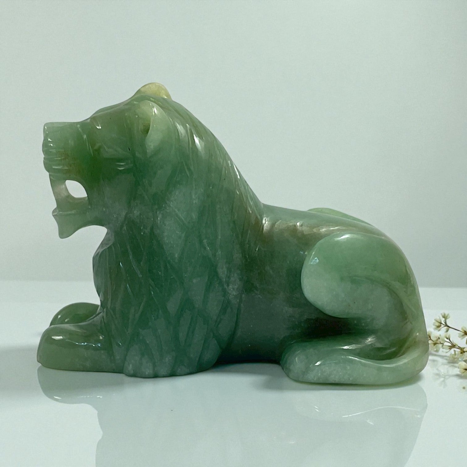 Green Aventurine Lion