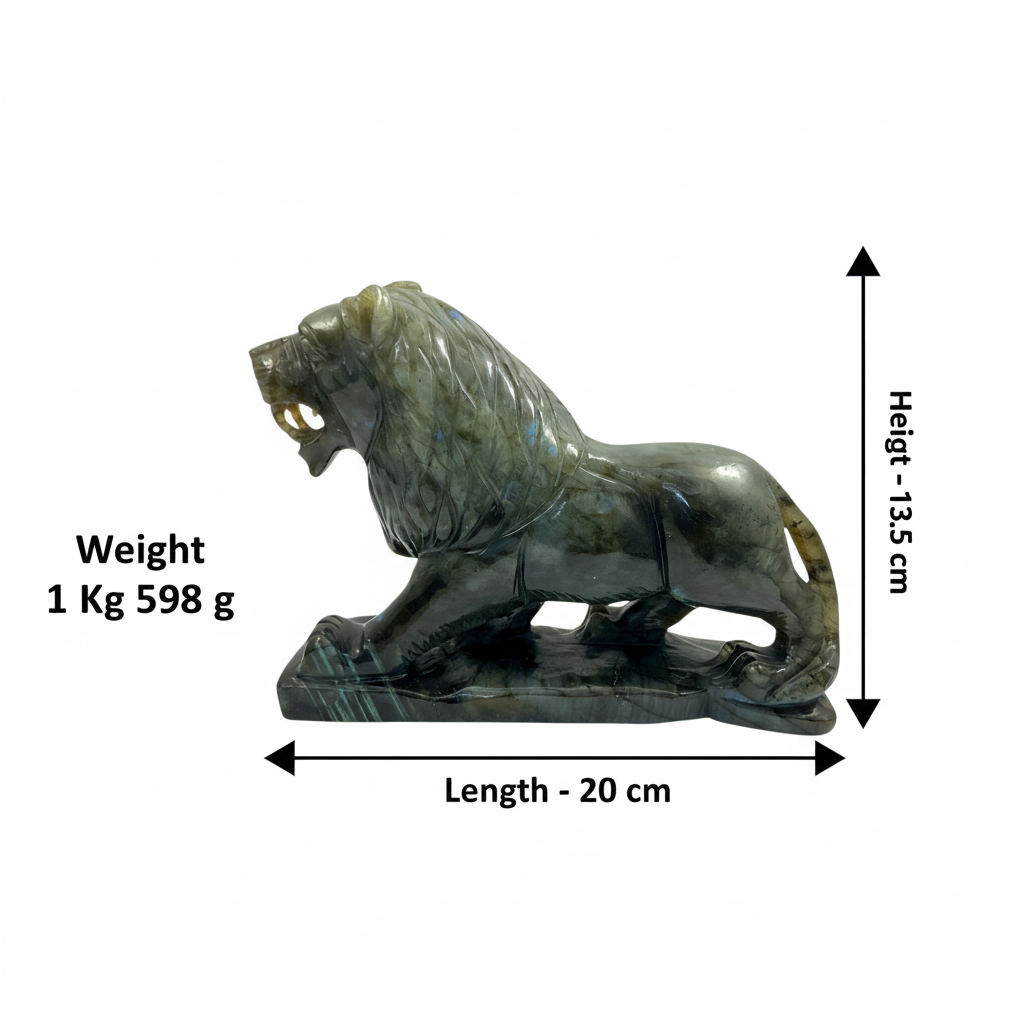Labrodorite Lion