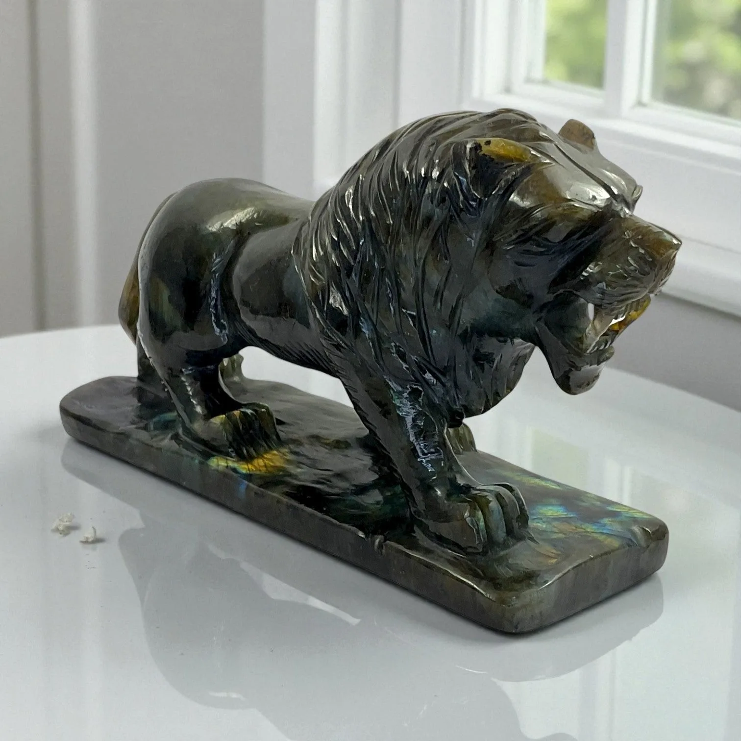 Labrodorite Lion