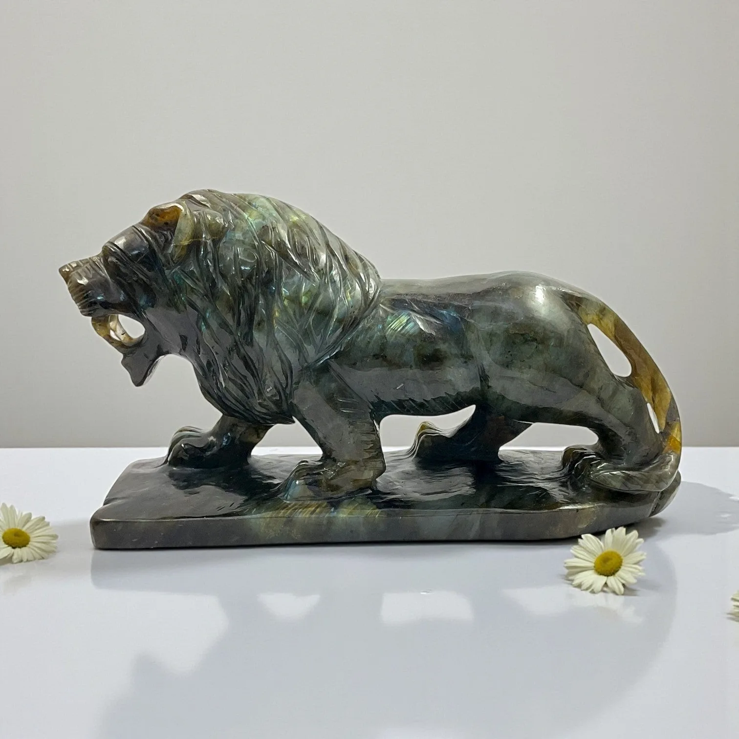Labrodorite Lion