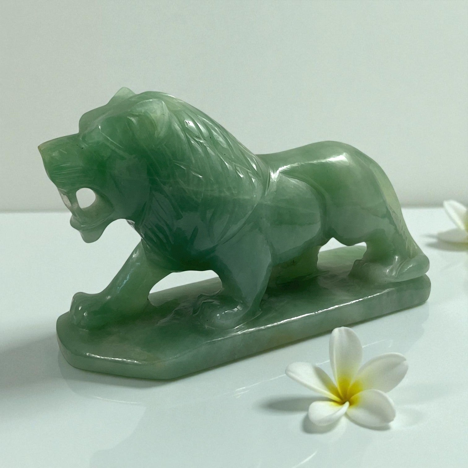 Green Aventurine Lion