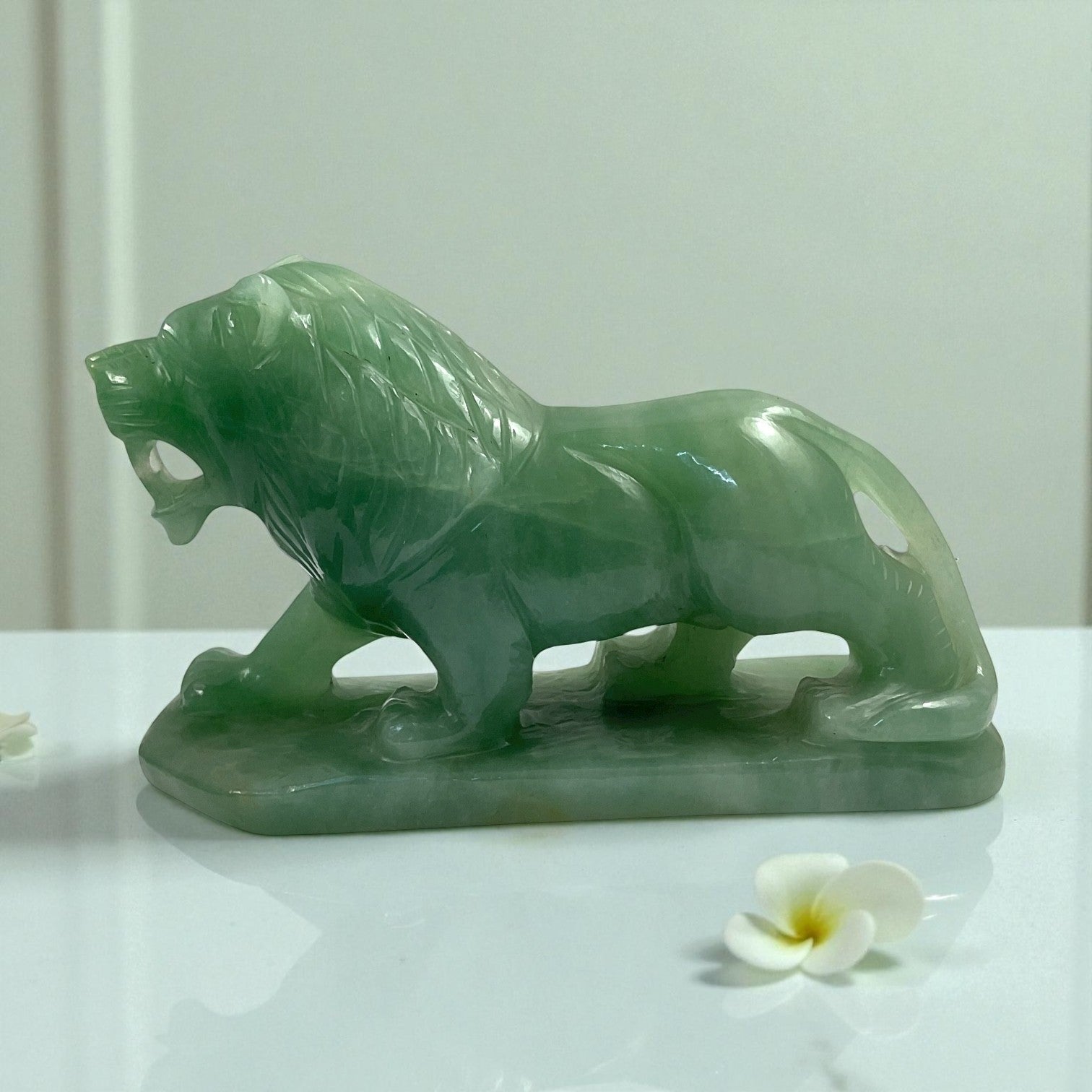 Green Aventurine Lion