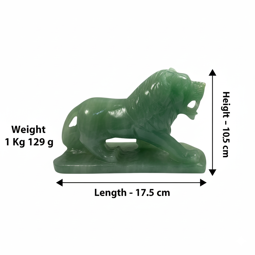 Green Aventurine Lion