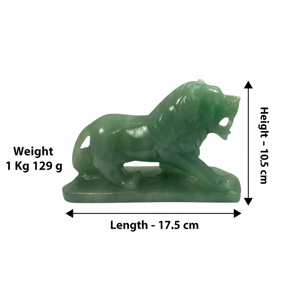 Green Aventurine Lion