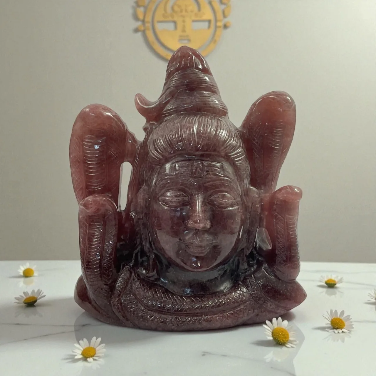 Strawberry Quartz Shiva