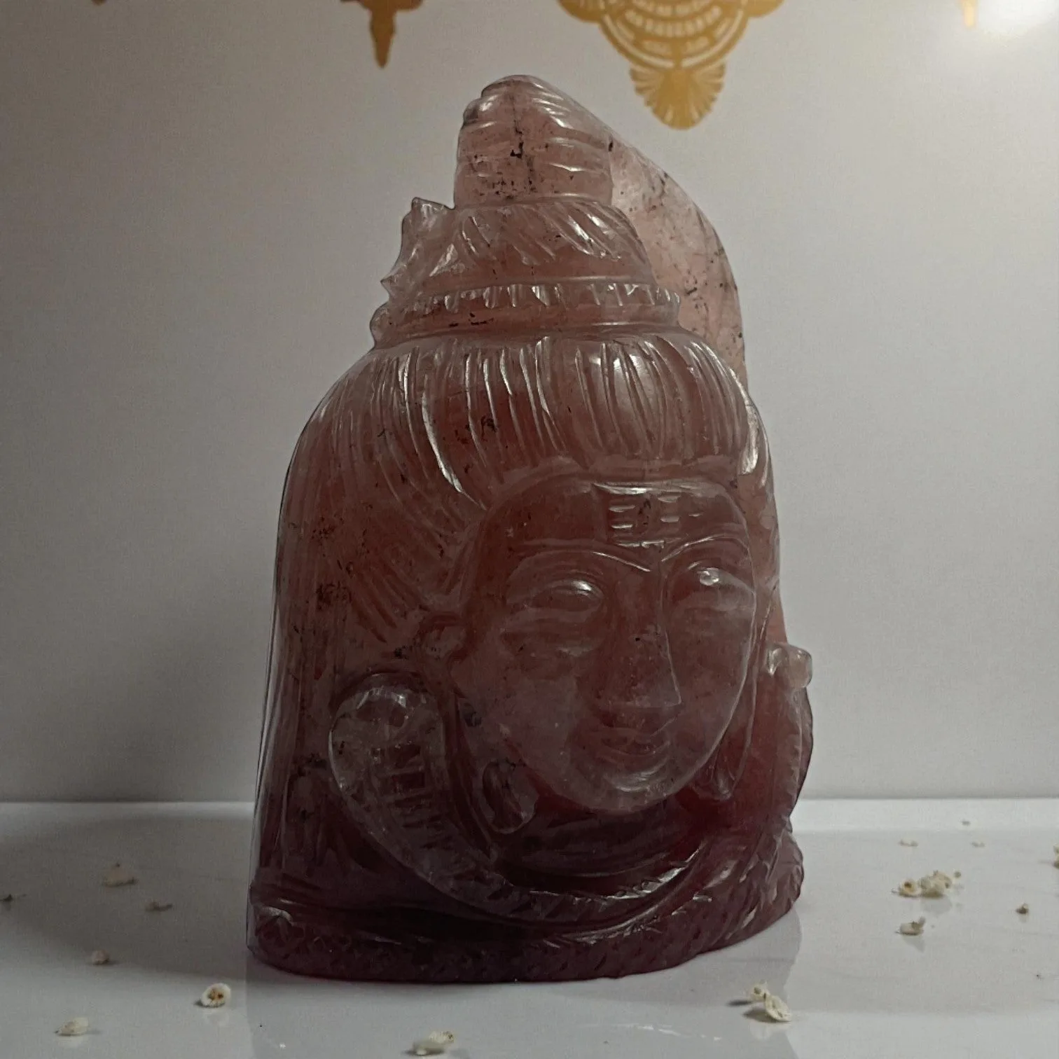 Strawberry Quartz Shiva