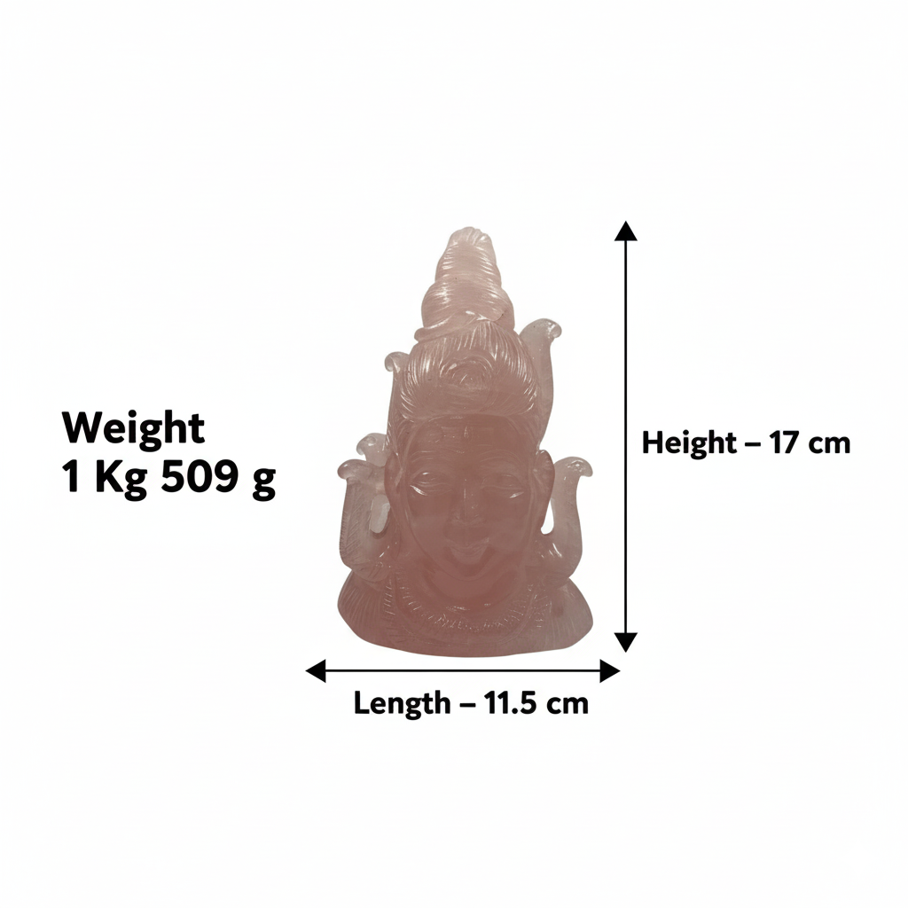 Rose Quartz Shiva
