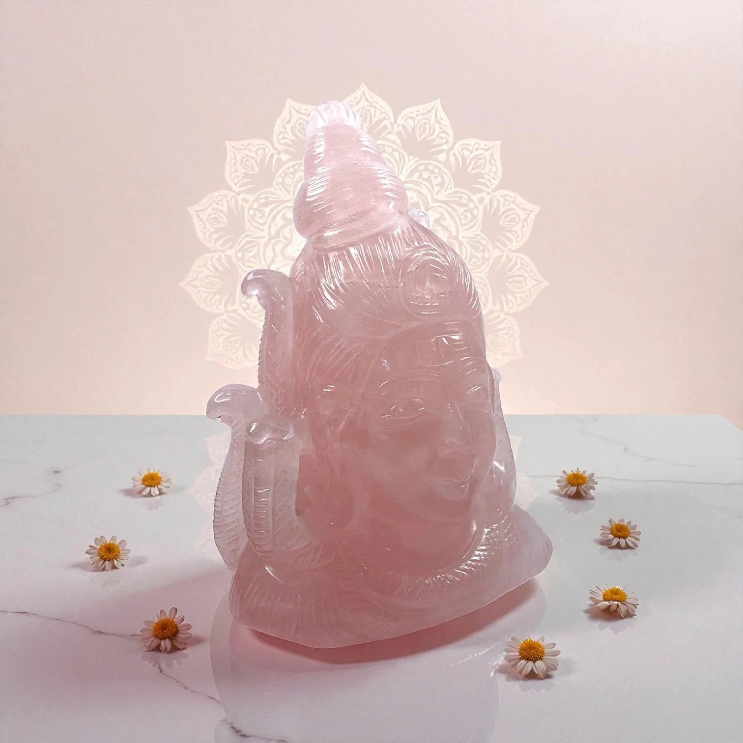 Rose Quartz Shiva