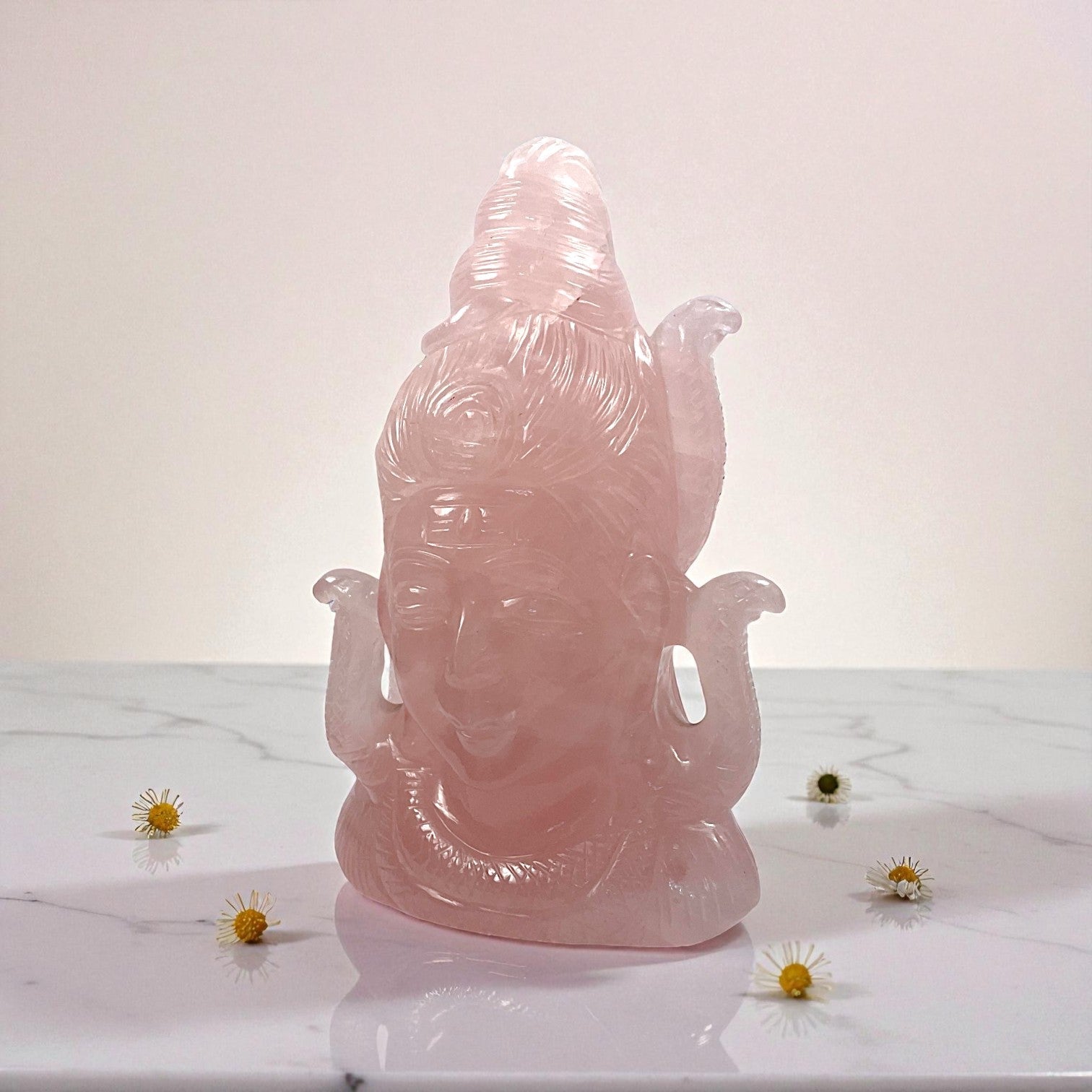 Rose Quartz Shiva