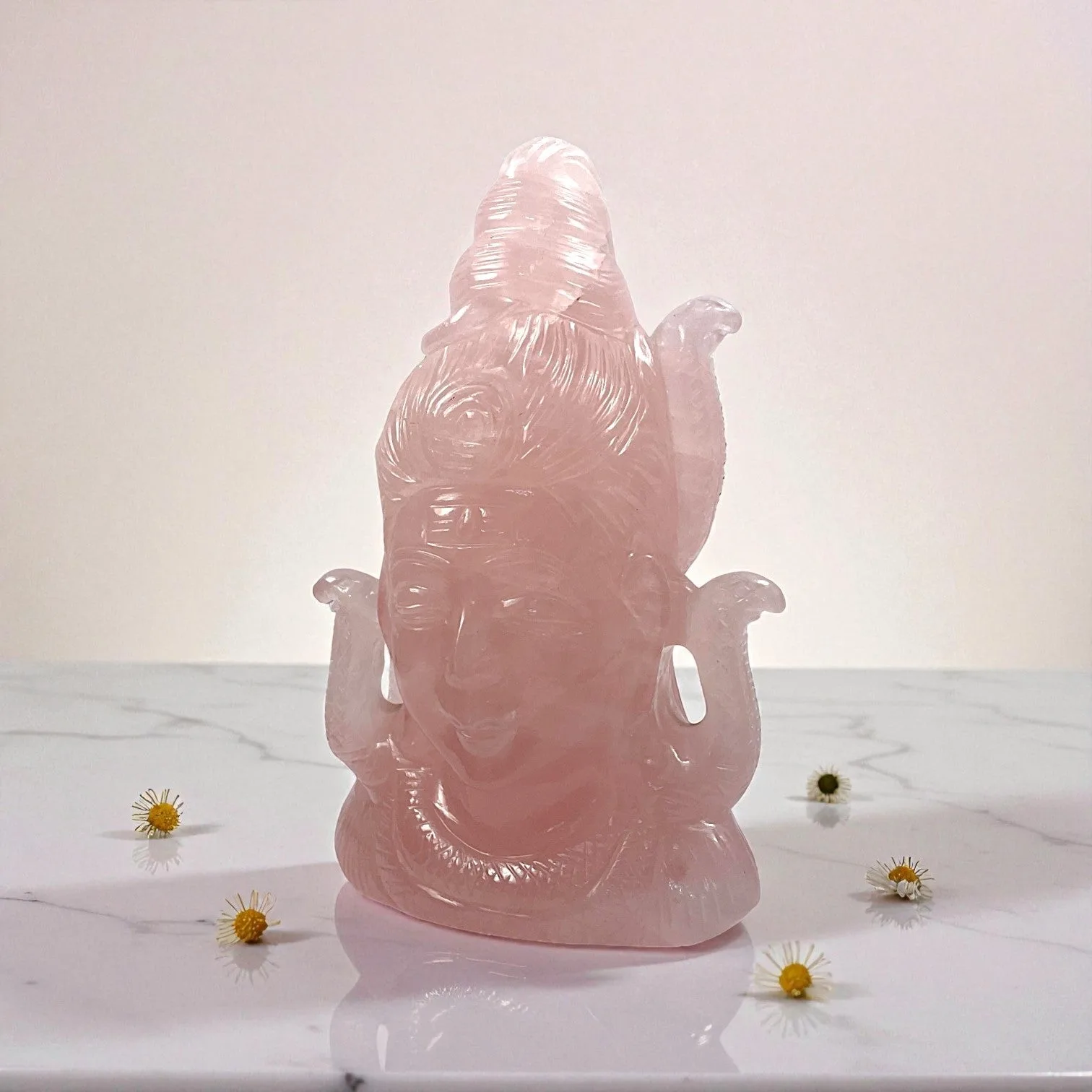Rose Quartz Shiva