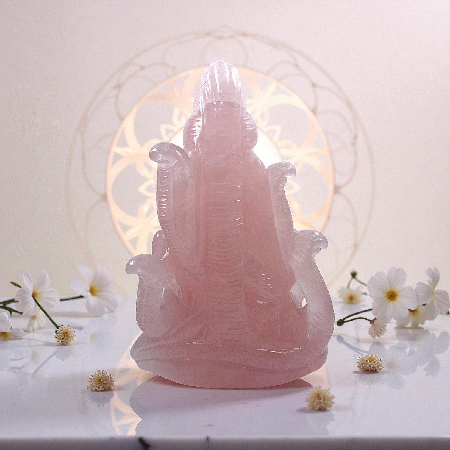 Rose Quartz Shiva