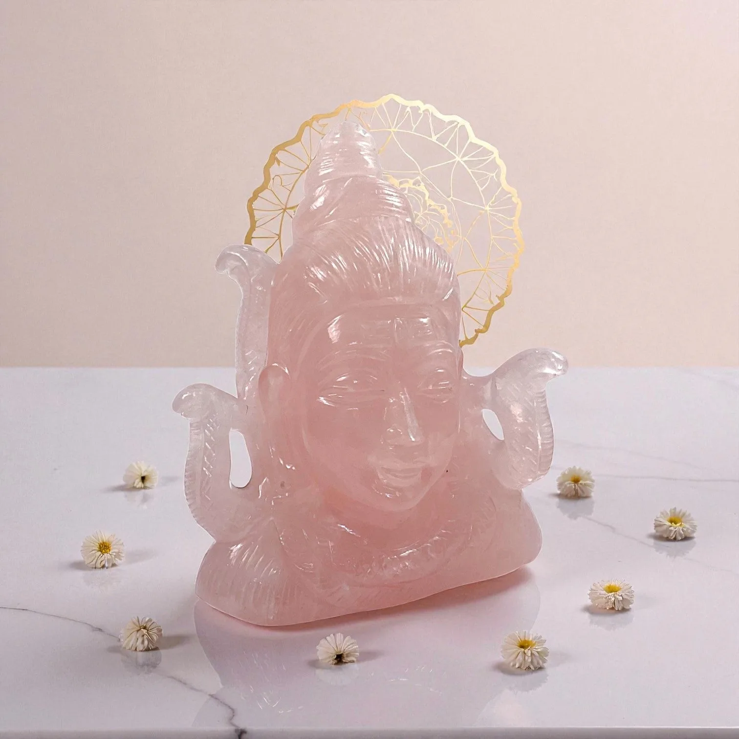 Rose Quartz Shiva