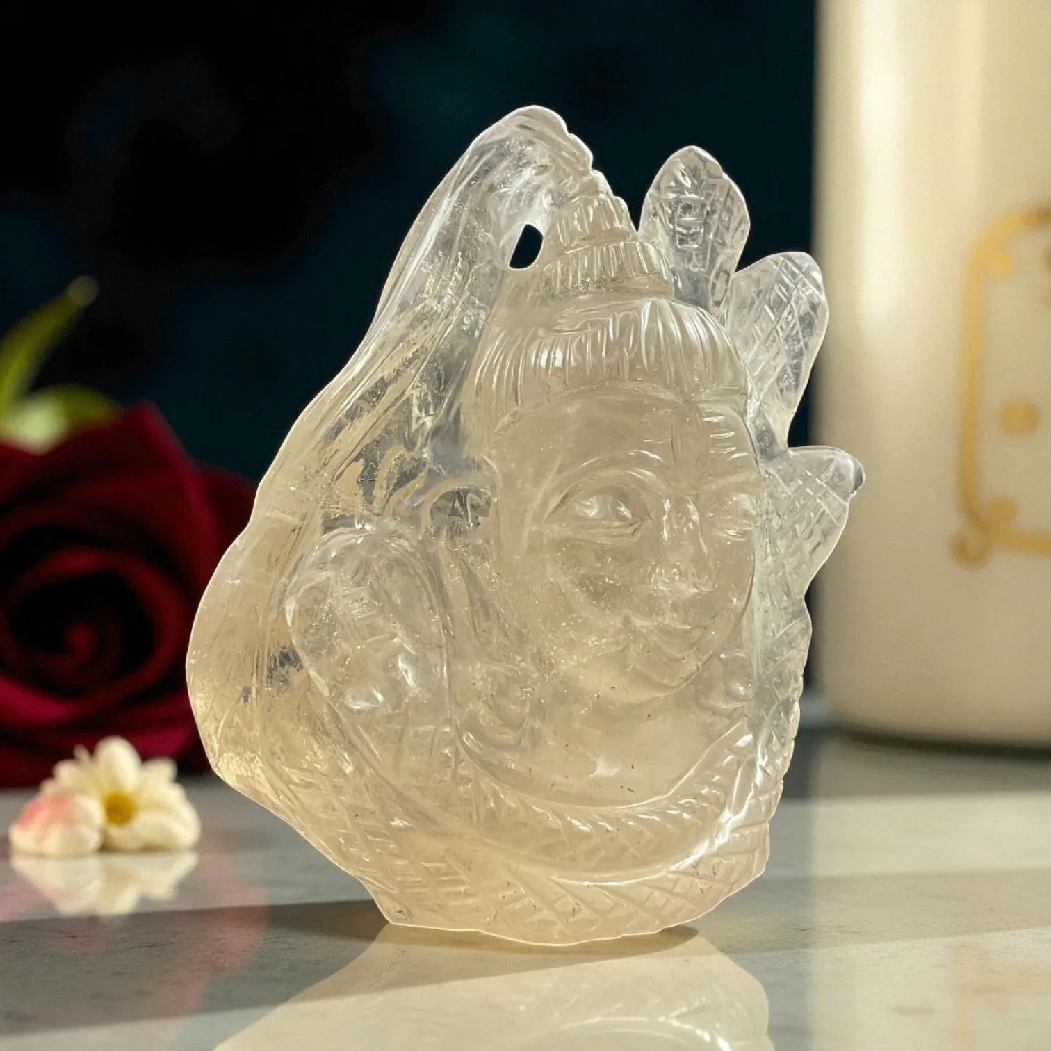Clear Quartz Shiva