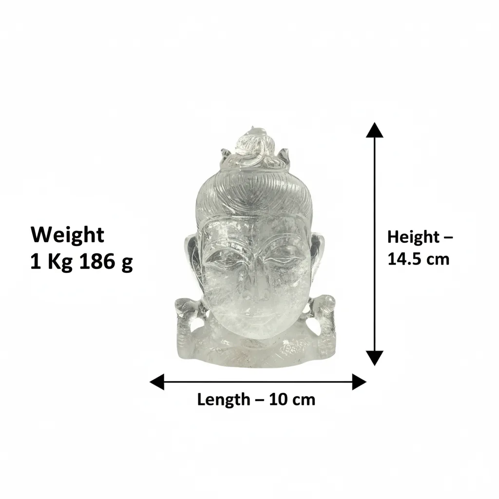 Clear Quartz Shiva