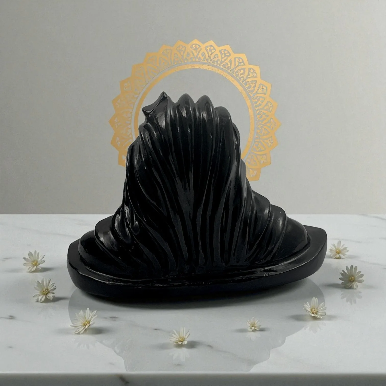 Black Obsidian Shiva