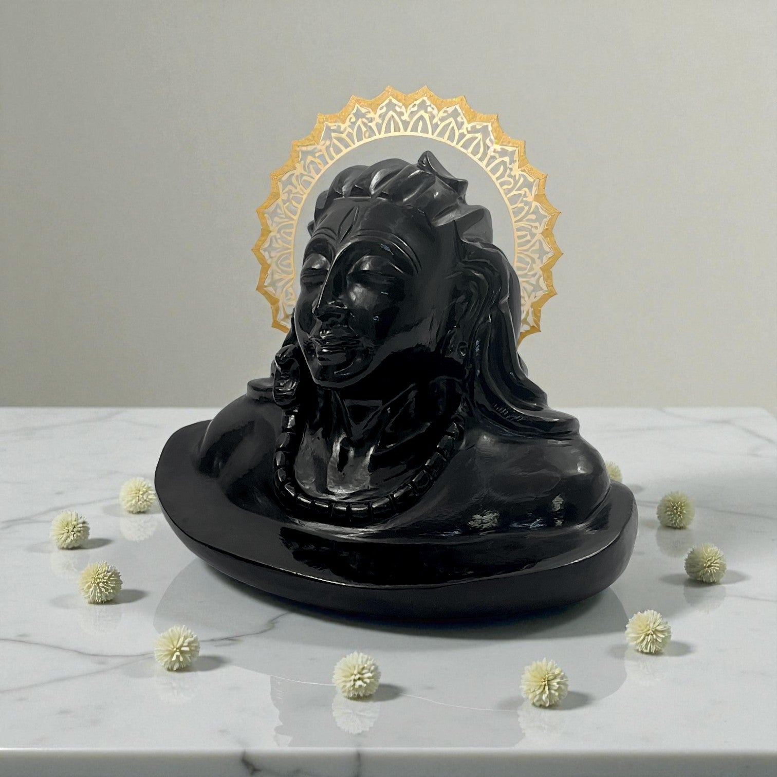 Black Obsidian Shiva