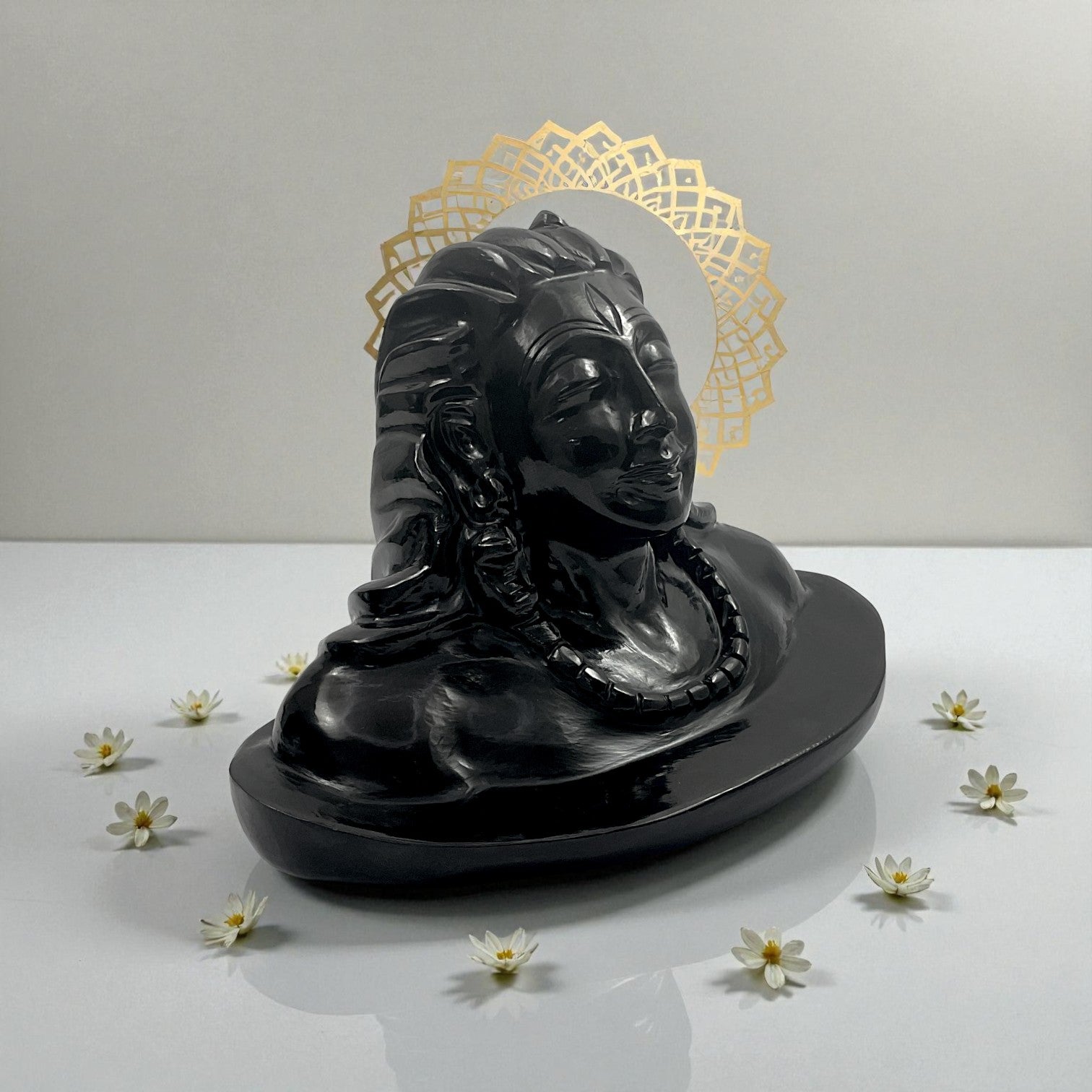 Black Obsidian Shiva