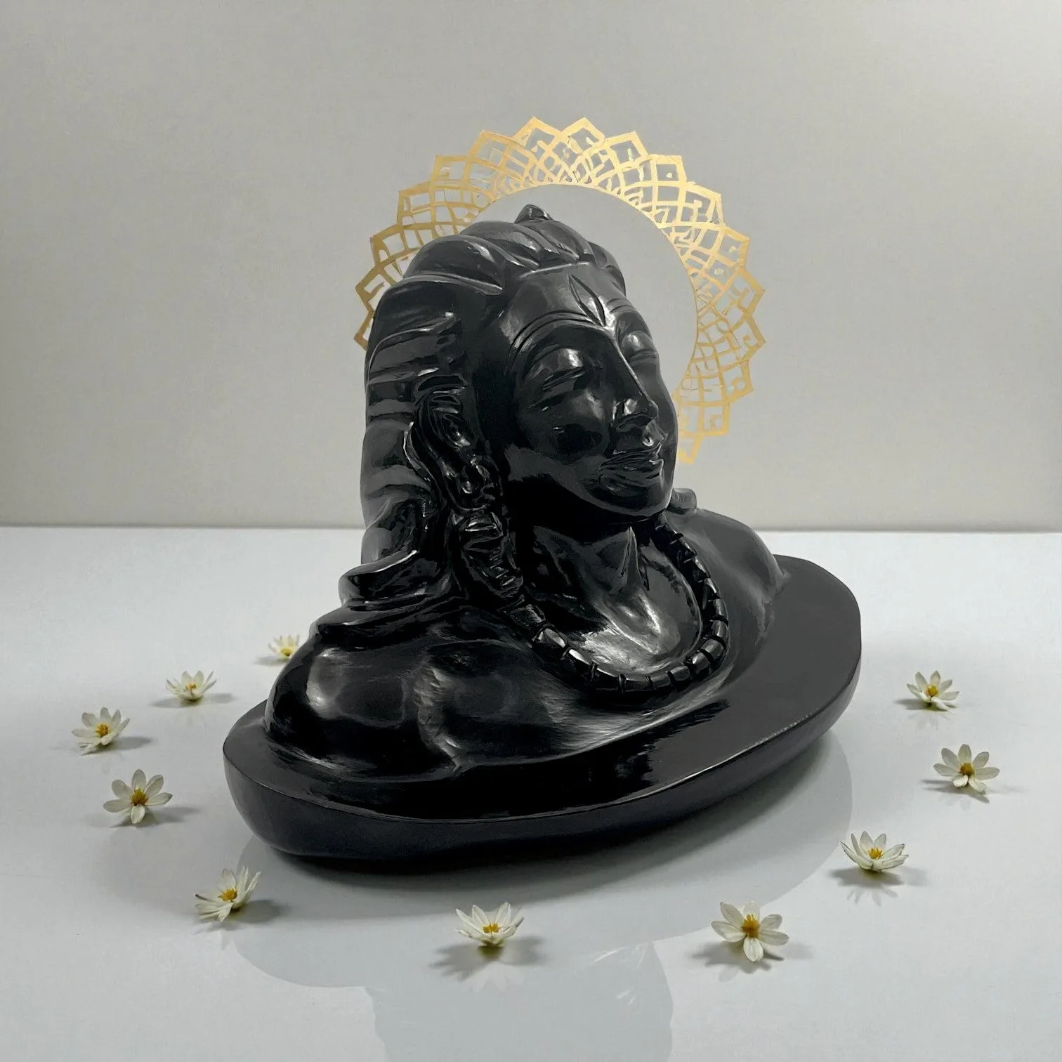 Black Obsidian Shiva