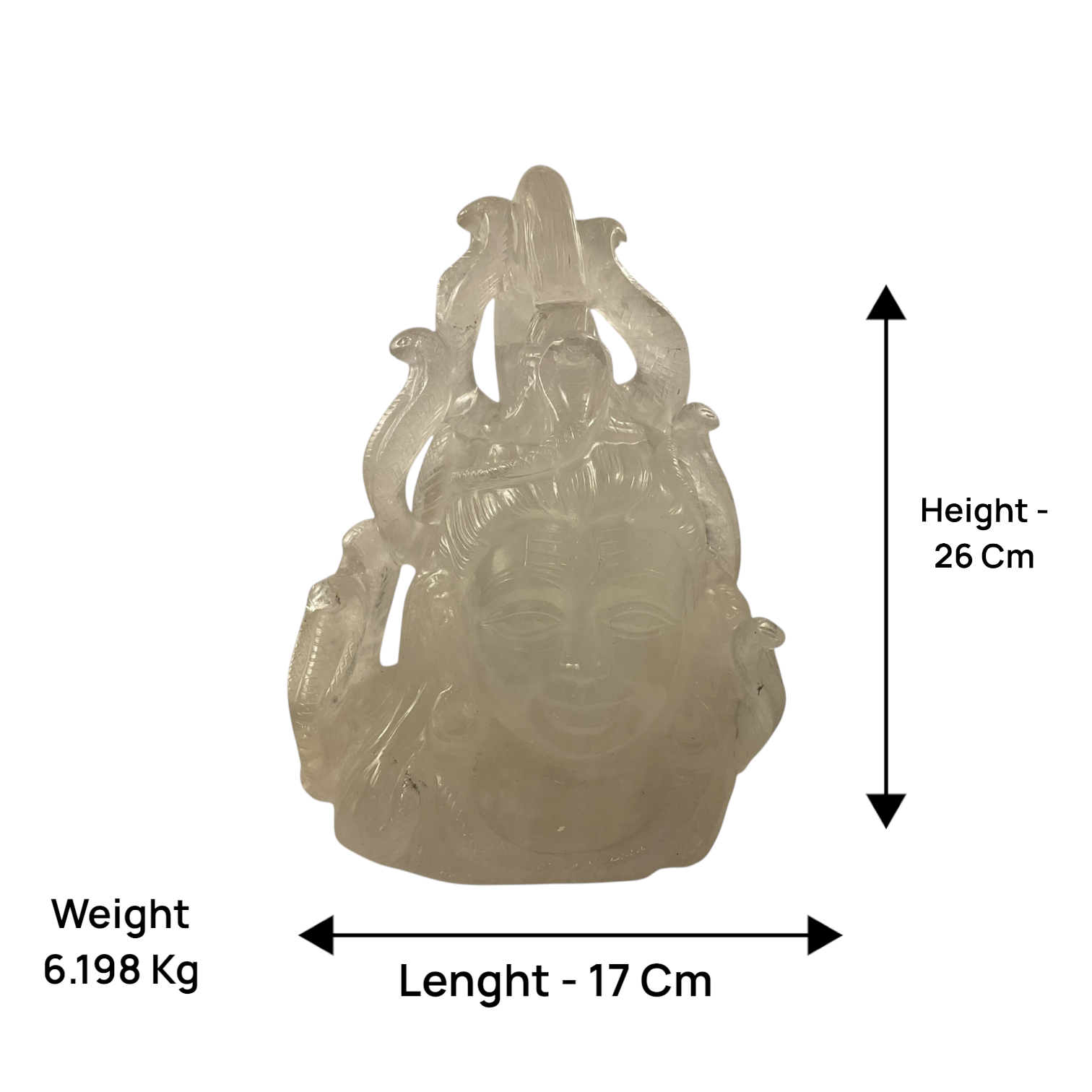 Clear Quartz Shiva