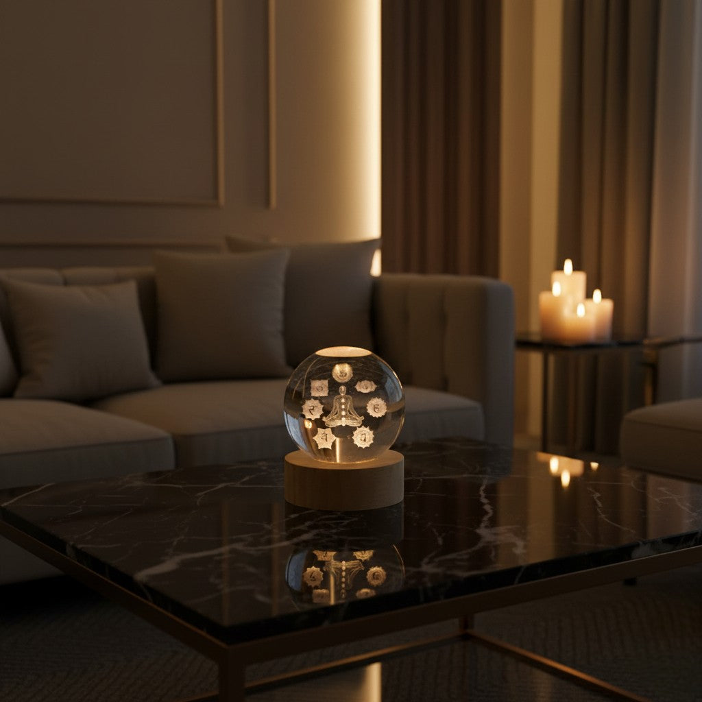 Seven Chakra 3D Lamp