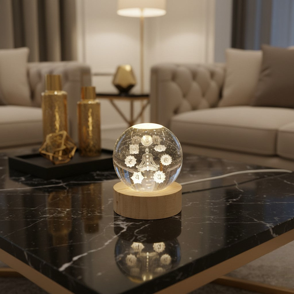 Seven Chakra 3D Lamp