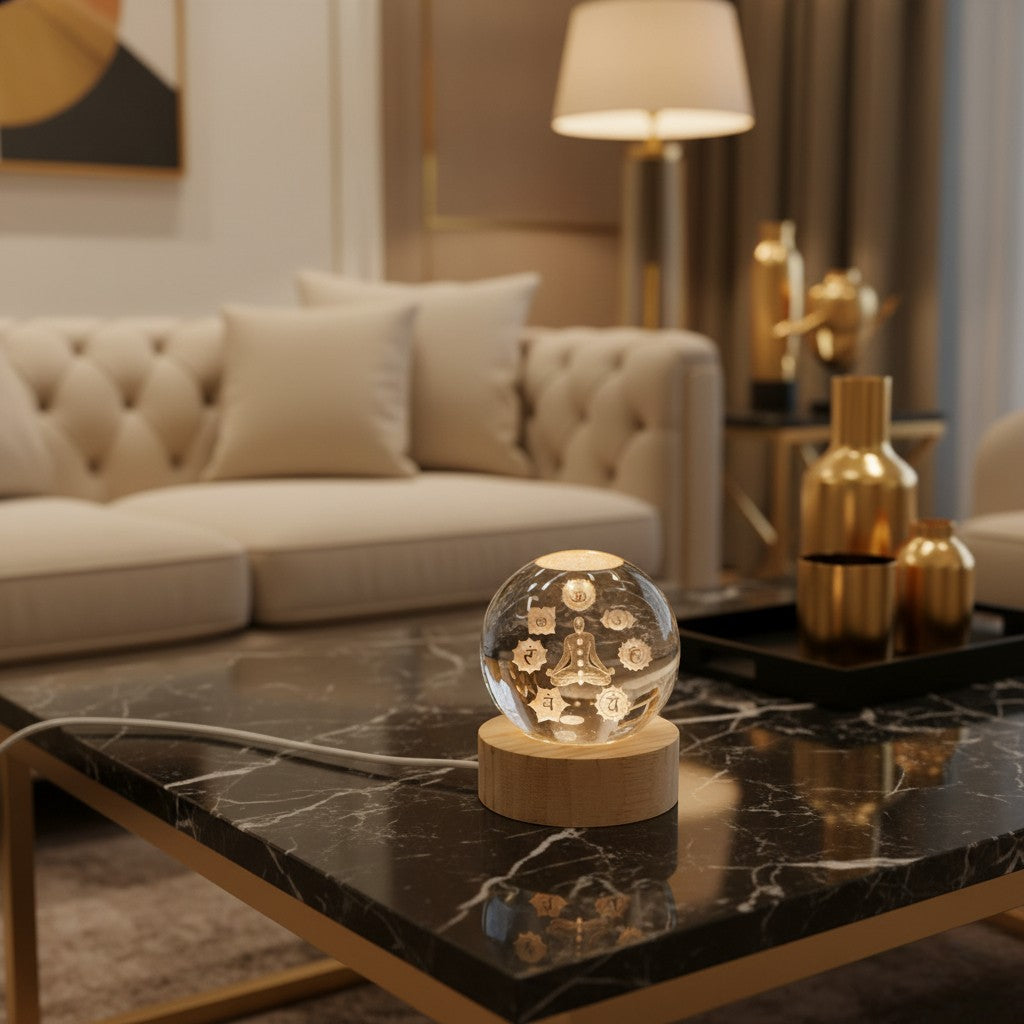 Seven Chakra 3D Lamp