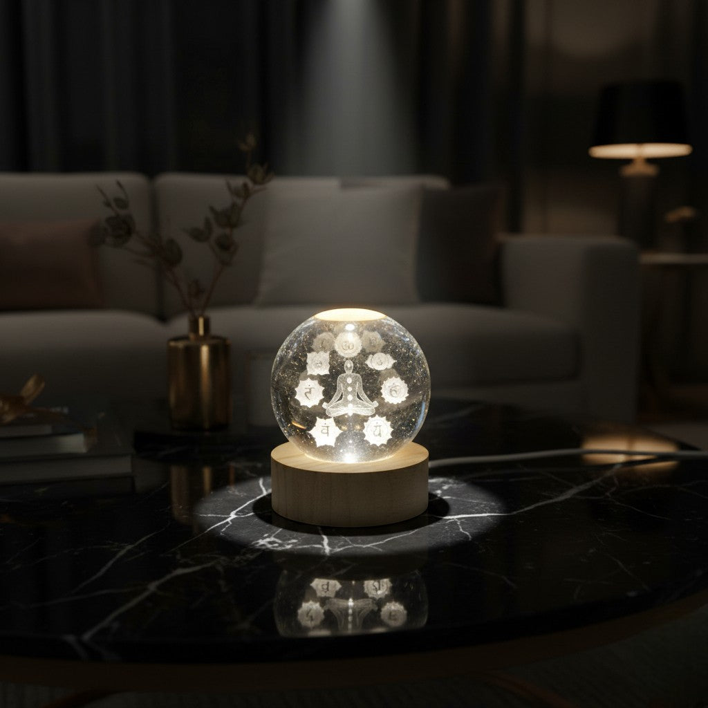 Seven Chakra 3D Lamp
