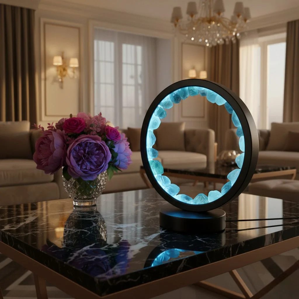 Green Fluoride Crystal LED Lamp