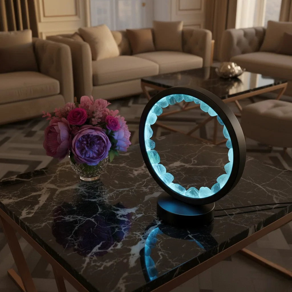 Green Fluoride Crystal LED Lamp