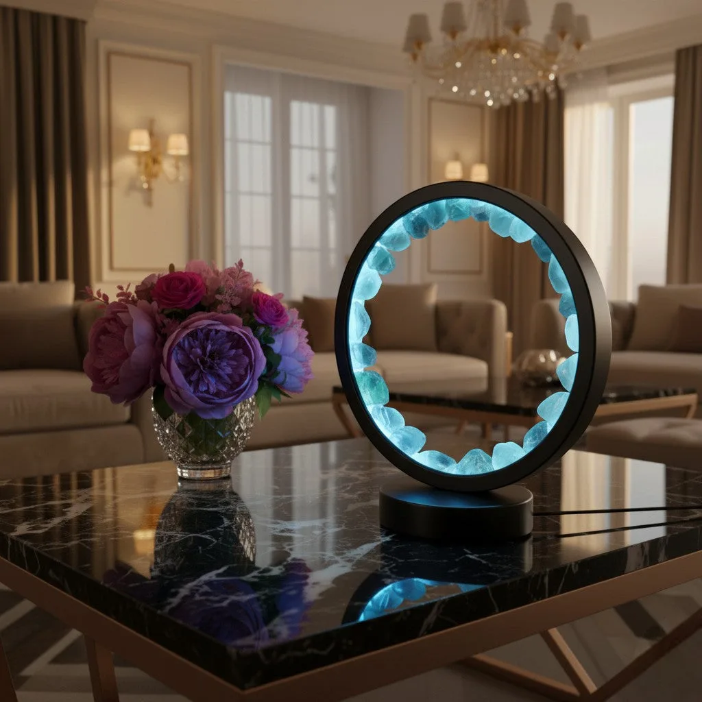 Green Fluoride Crystal LED Lamp