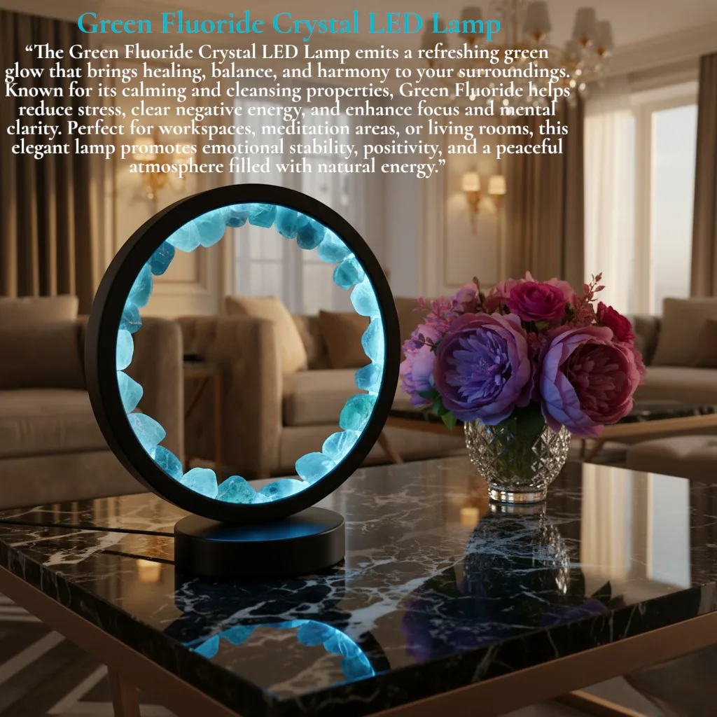 Green Fluoride Crystal LED Lamp