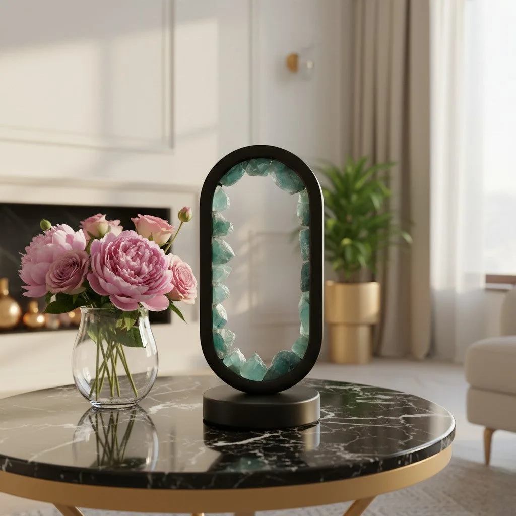 Green Fluoride Crystal LED Lamp