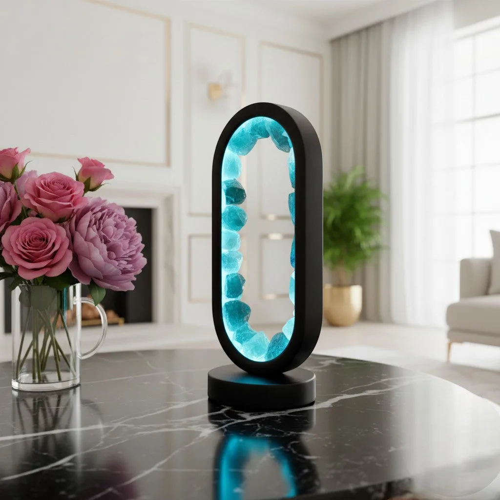 Green Fluoride Crystal LED Lamp
