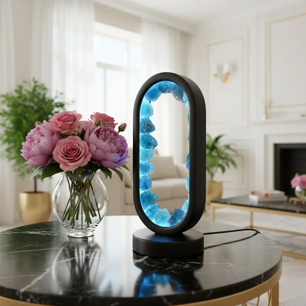 Green Fluoride Crystal LED Lamp