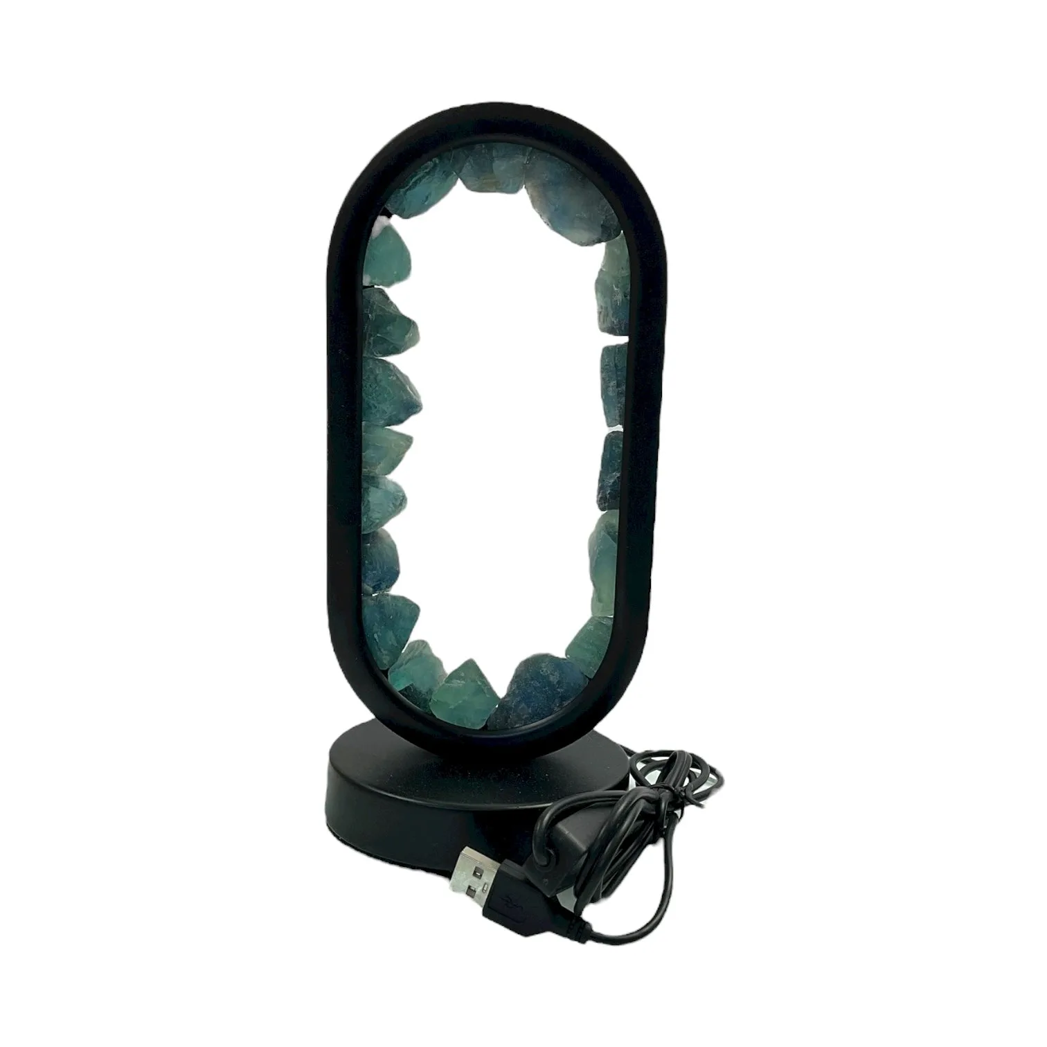 Green Fluoride Crystal LED Lamp