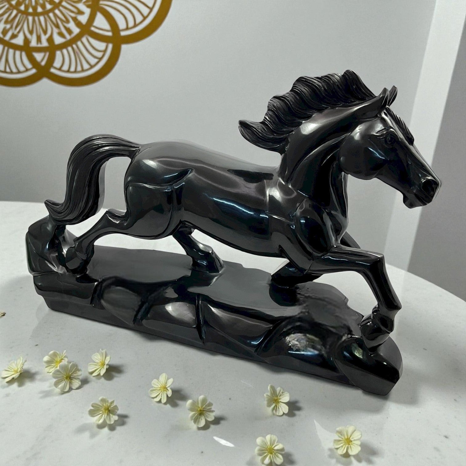 Black Agate Horse