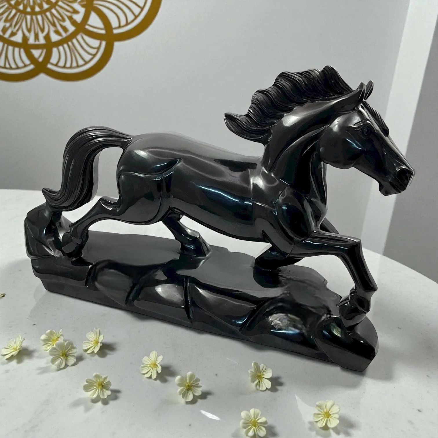 Black Agate Horse
