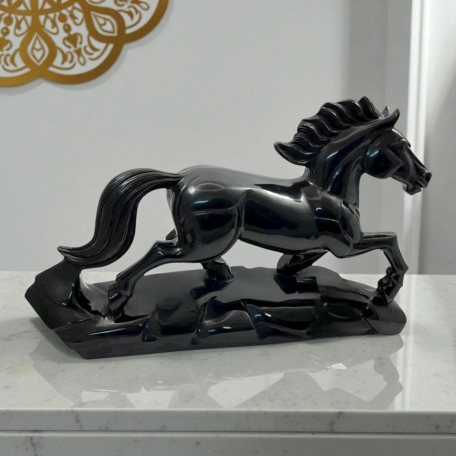 Black Agate Horse