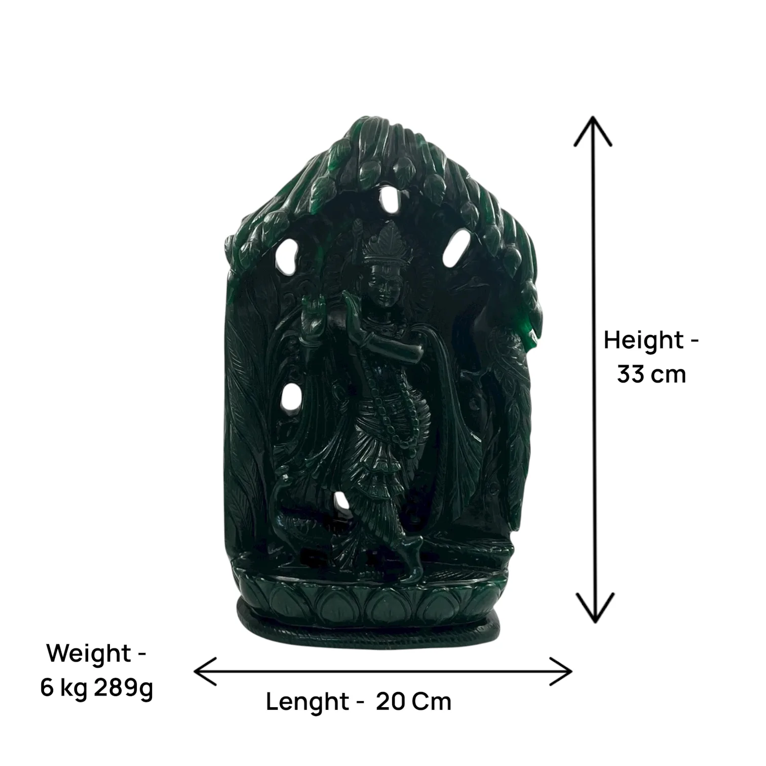 Green Aventurine Krishna