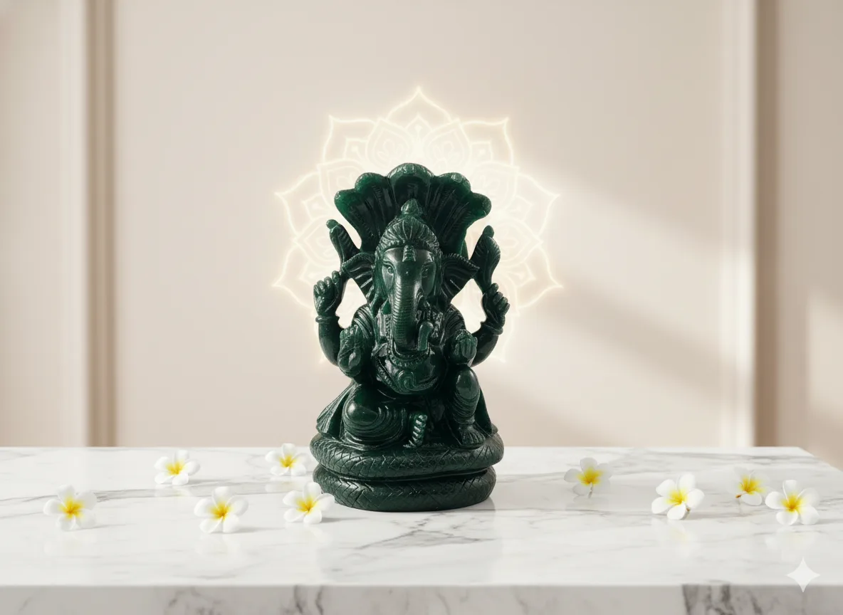 Green Aventurine Ganesha