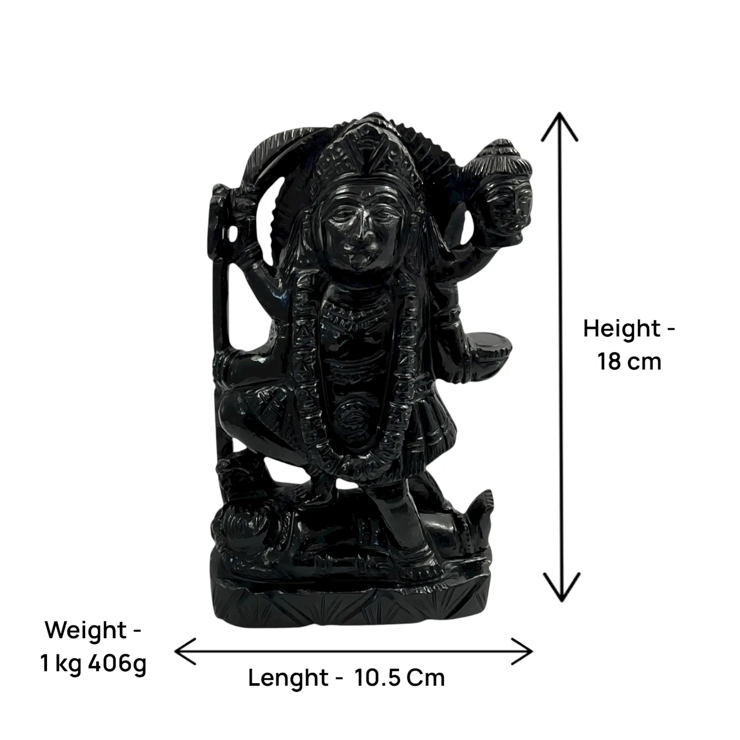 Black Agate Kali Mata