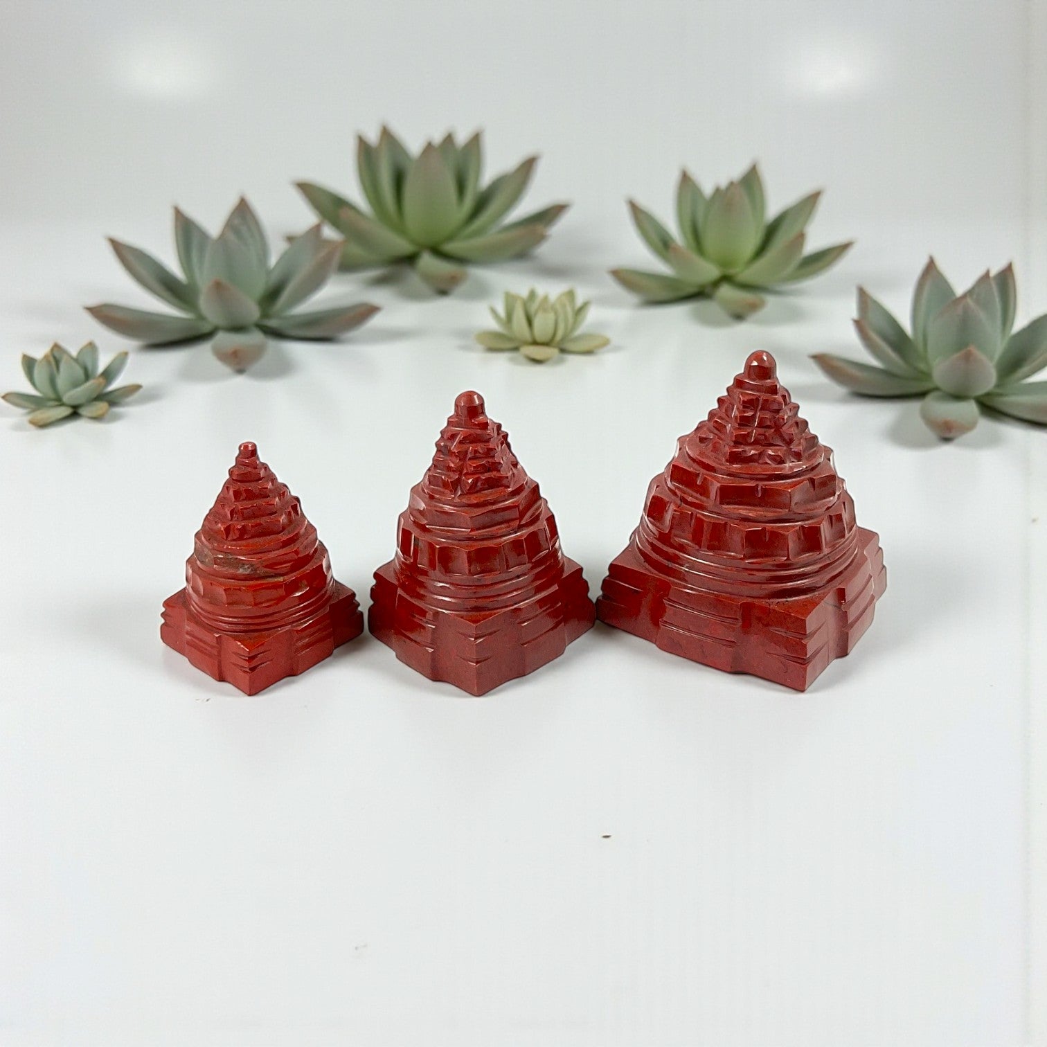 Red Jasper Shri Yantra