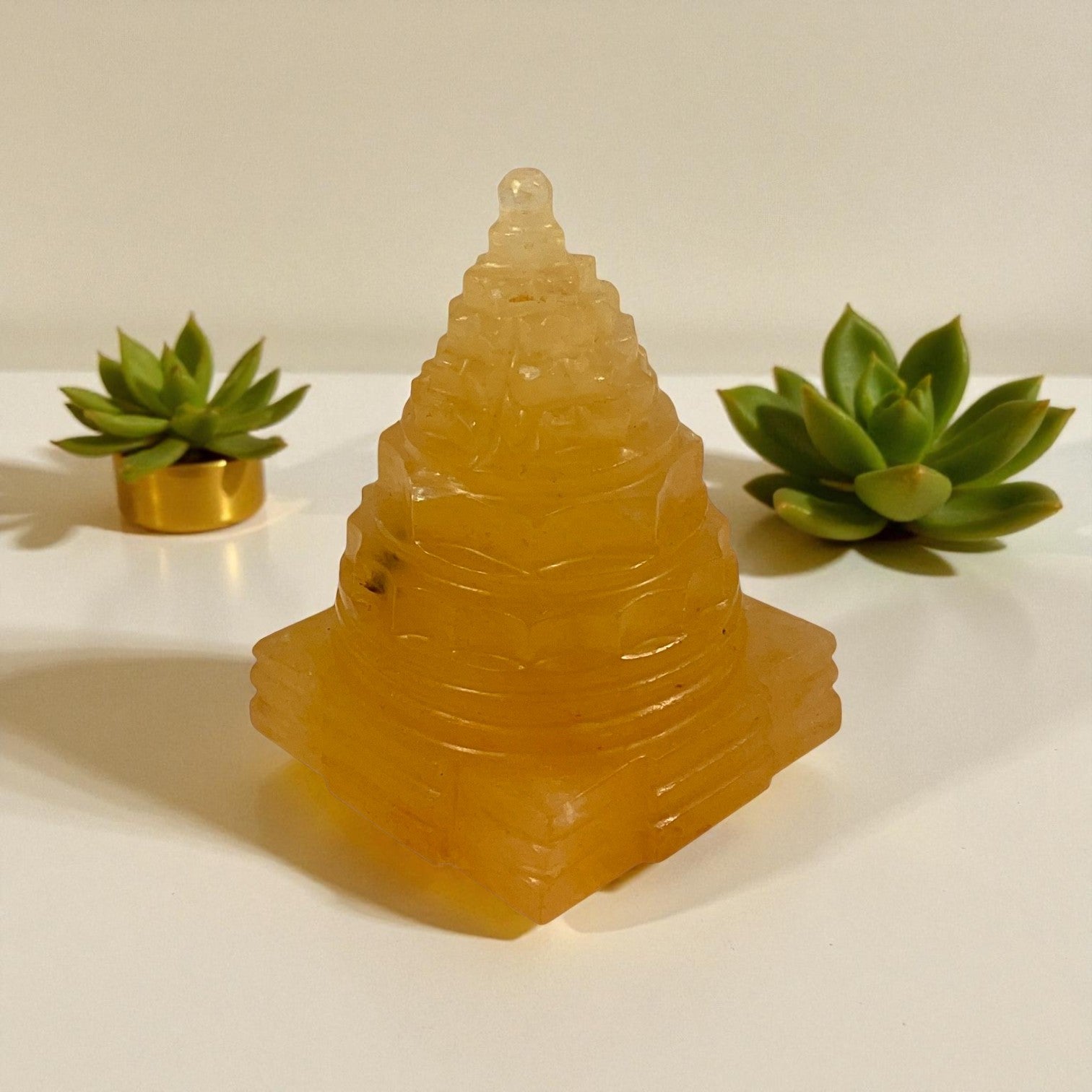 Yellow Aventurine Shri Yantra