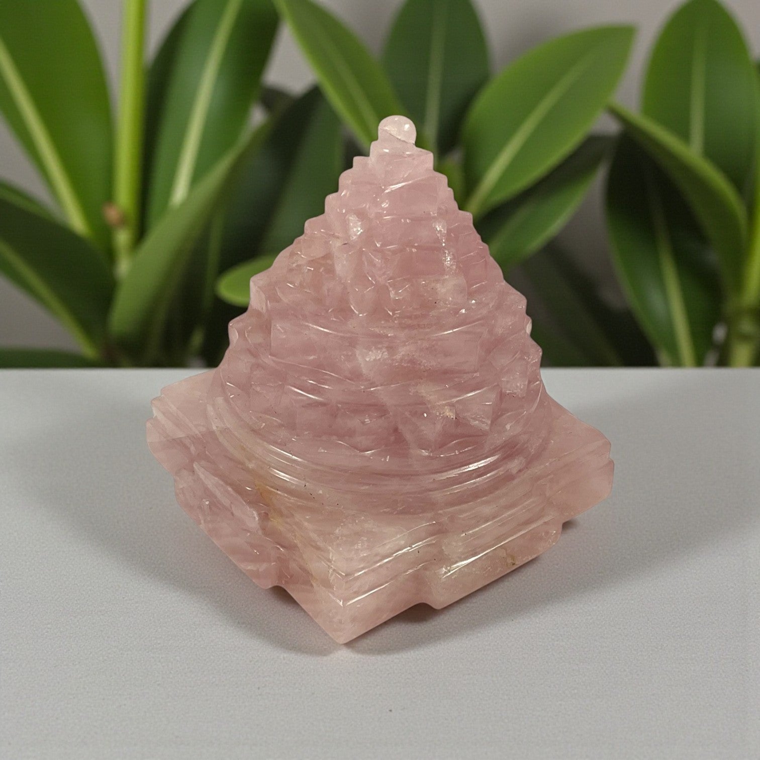 Rose Quartz Shri Yantra