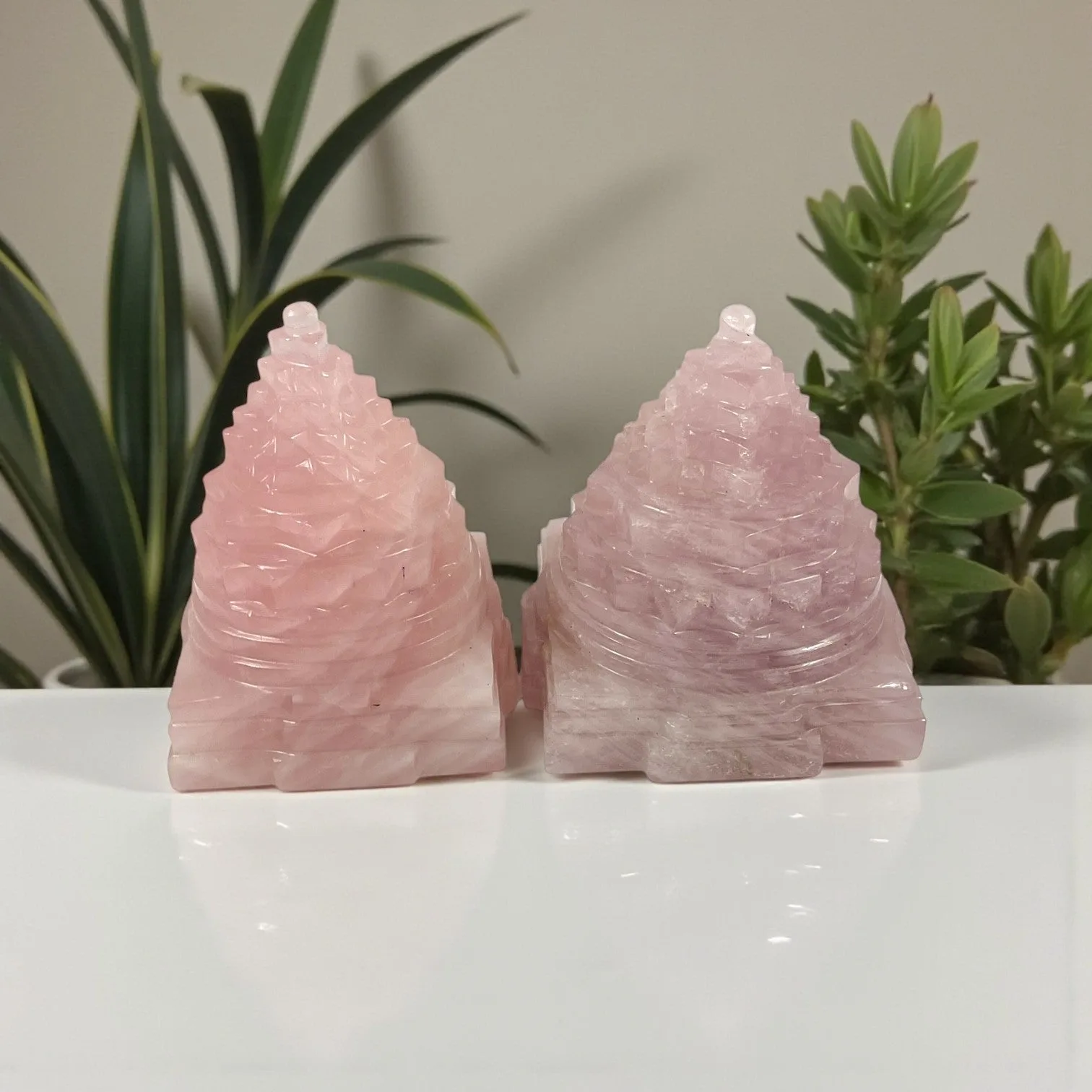 Rose Quartz Shri Yantra