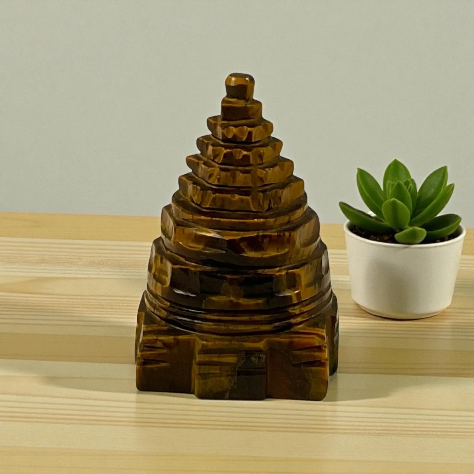Tiger-Eye Shri Yantra